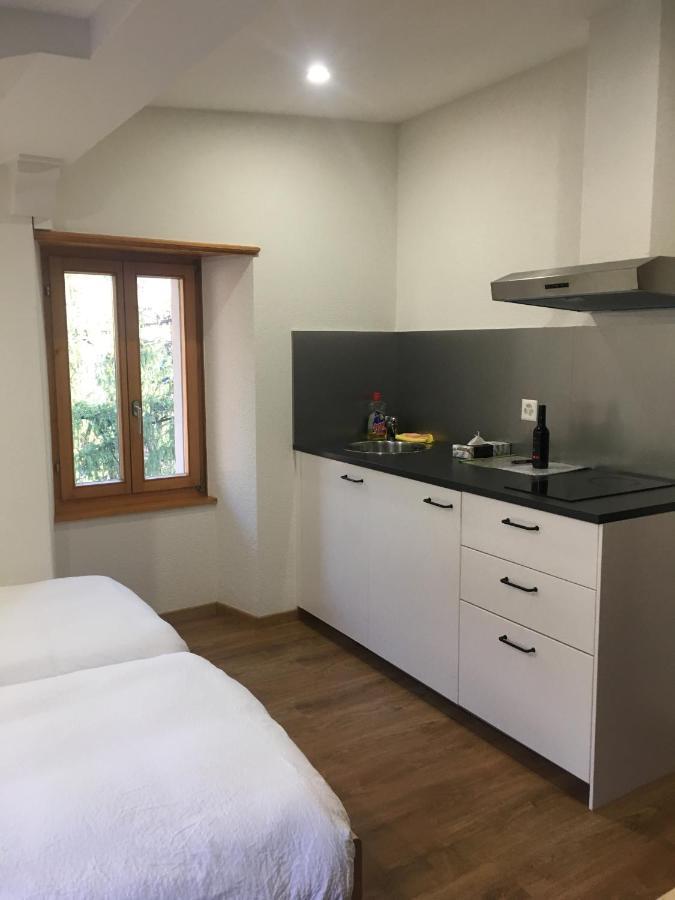 La Dent-Du-Midi Hotel & Restaurant Saint-Maurice Eksteriør bilde