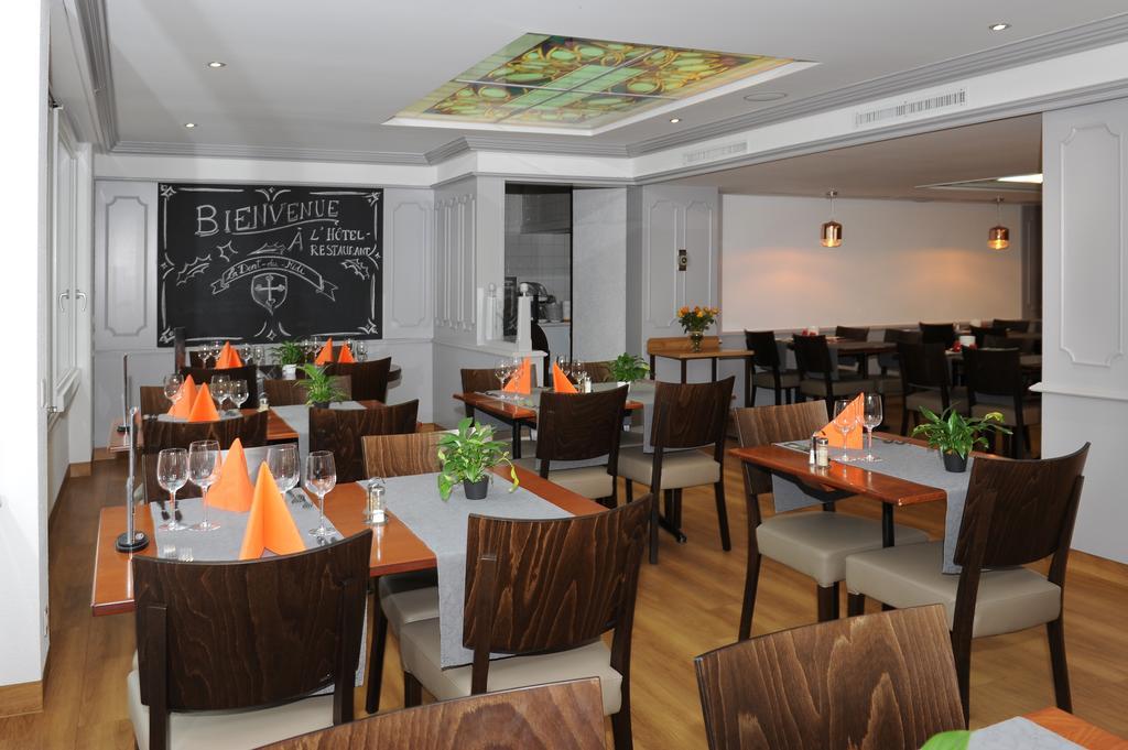 La Dent-Du-Midi Hotel & Restaurant Saint-Maurice Eksteriør bilde